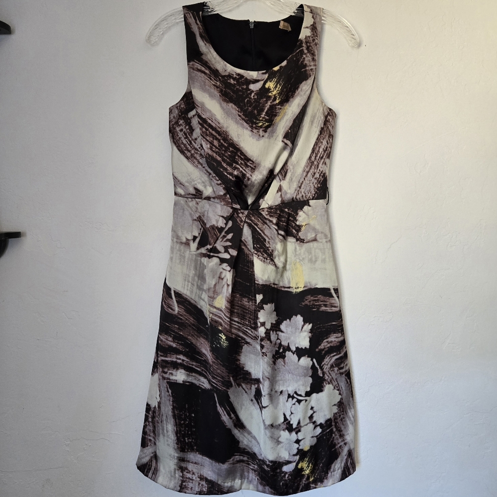 Manoukian Floral Sleeveless Dress Sz XS